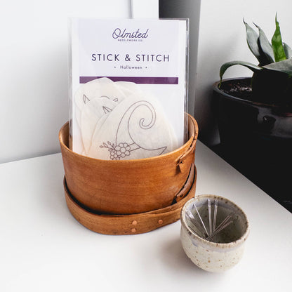 Stick & Stitch Halloween Embroidery Pattern