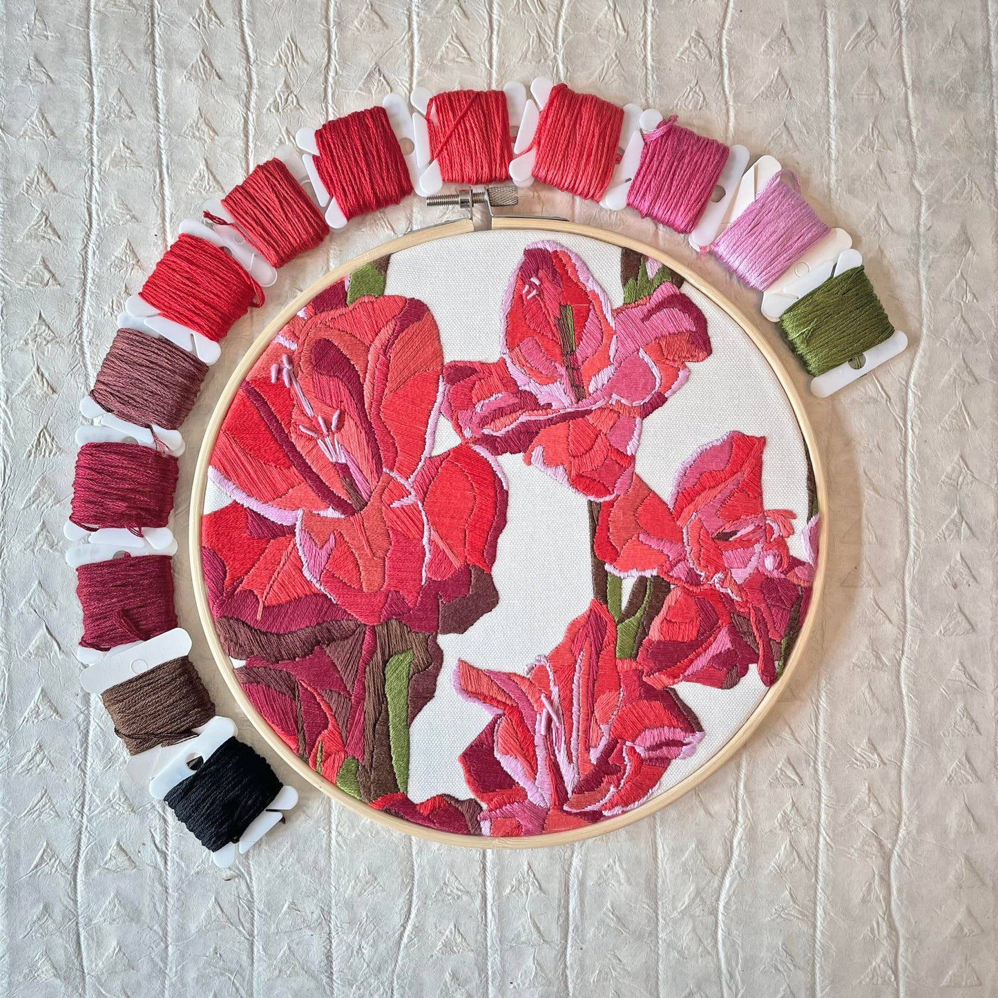 Embroidery Kit Gladiolus