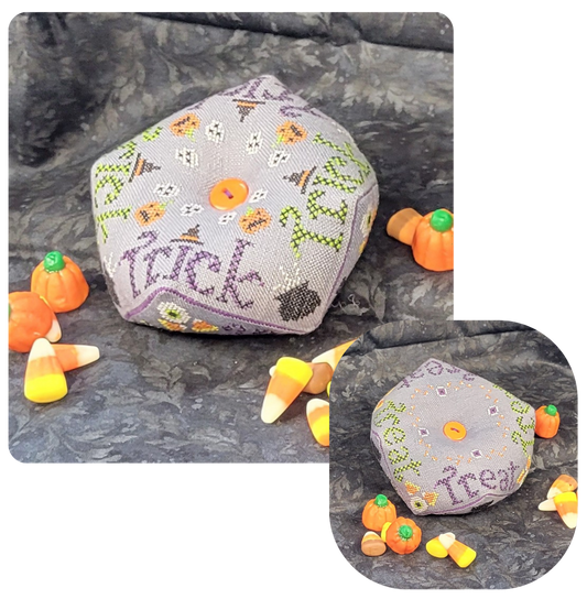 Trick or Treat Biscornu Pattern