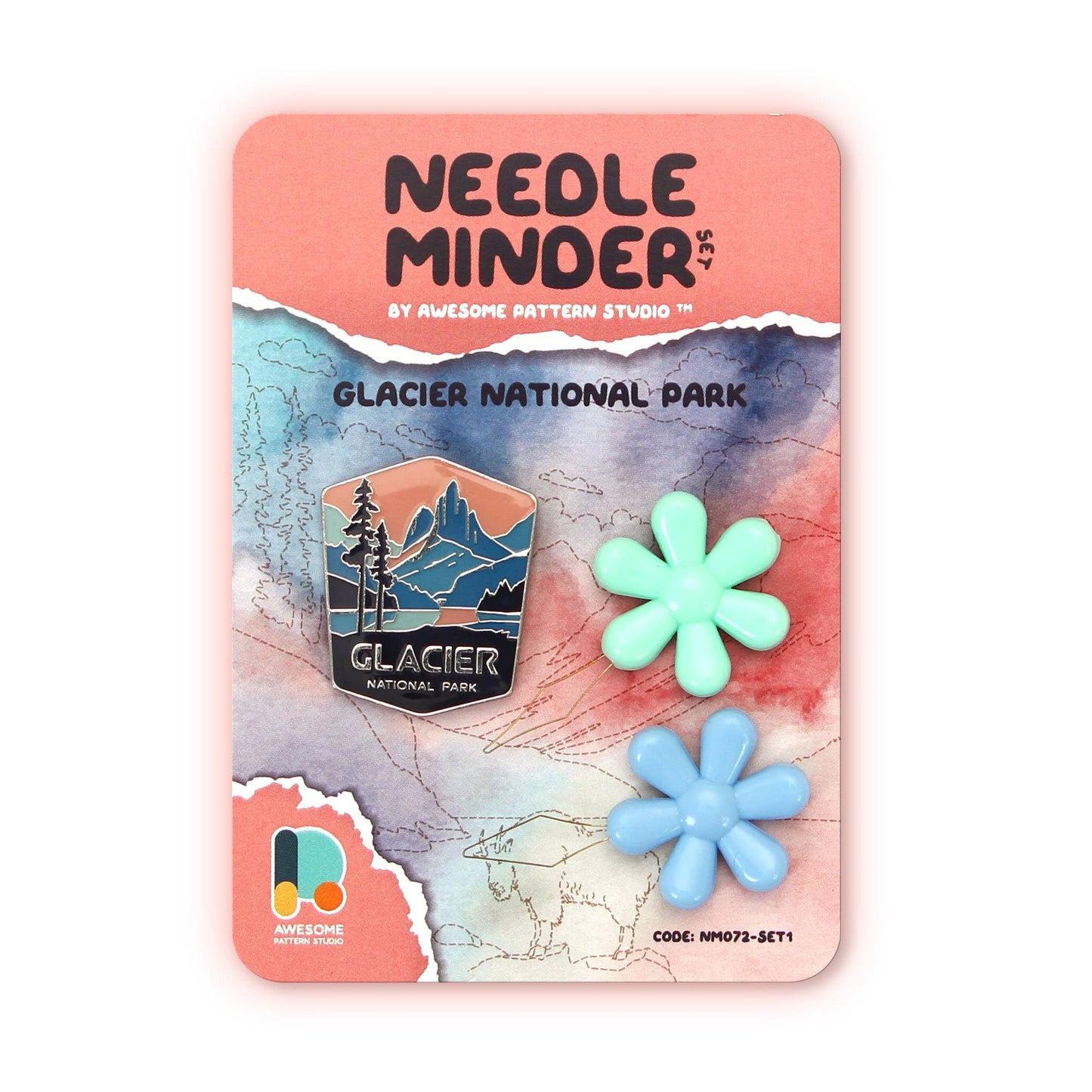 Glacier National Park - Magnetic Needle Minder Set #1