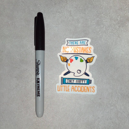 No Mistakes Sticker