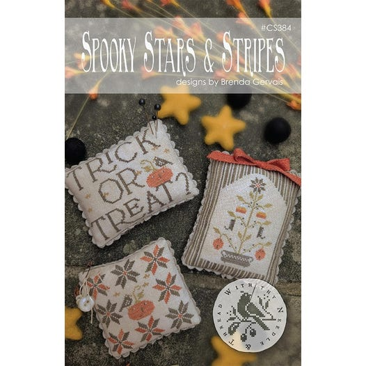 Spooky Stars and Stripes Pattern