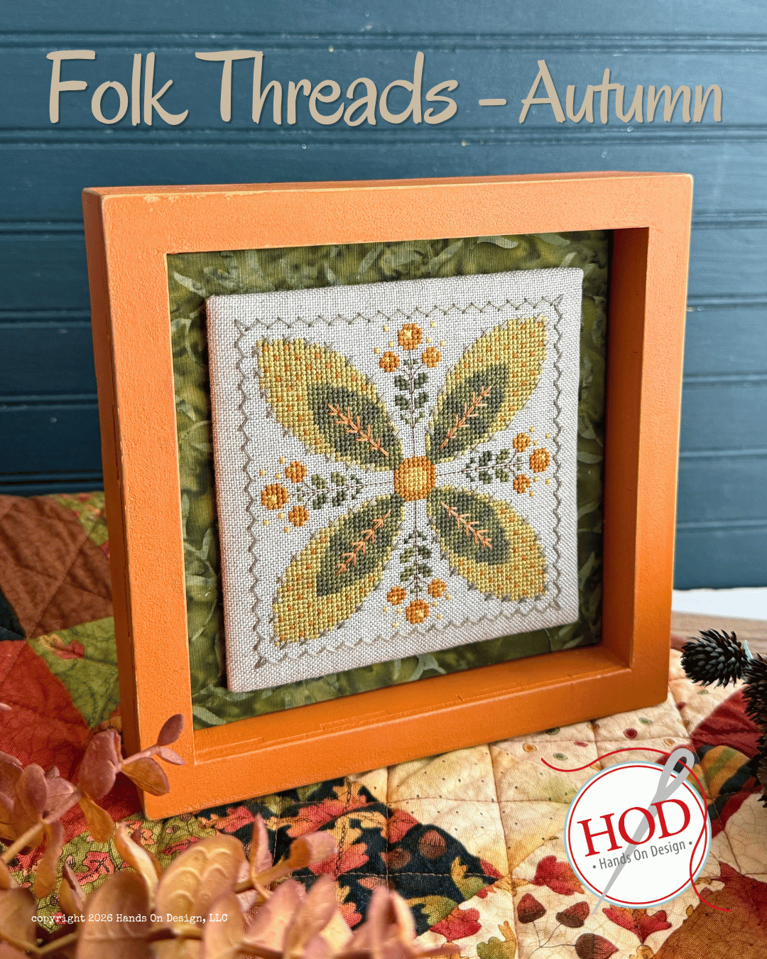 Folk Threads - Autumn Pattern