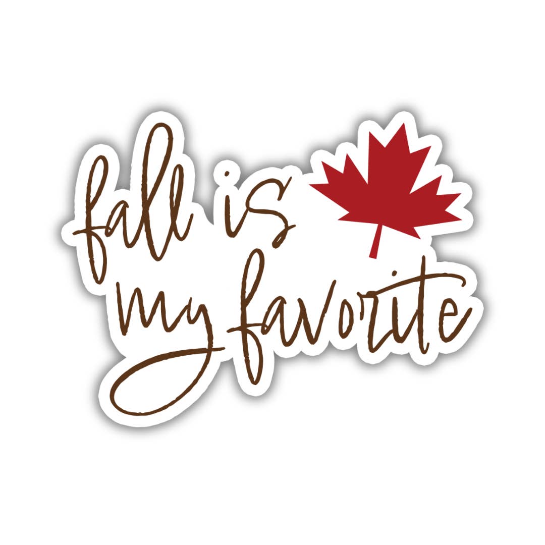 Fall is My Favorite Vinyl Sticker