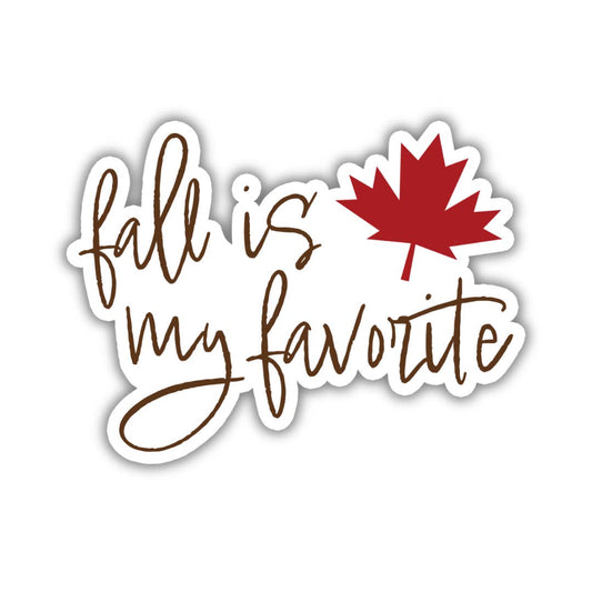 Fall is My Favorite Vinyl Sticker