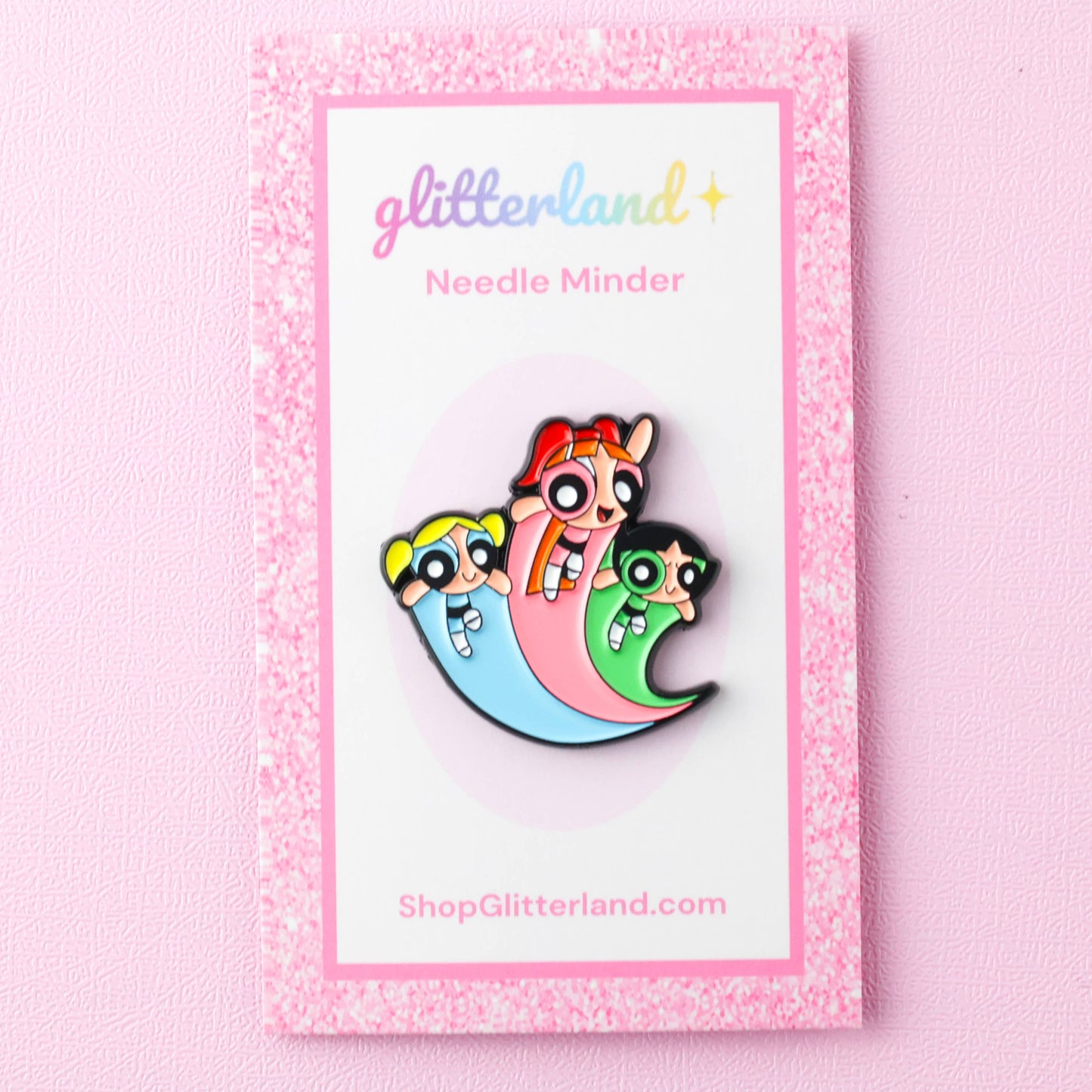 Cartoon Girl Needle Minder
