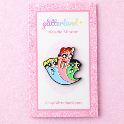 Cartoon Girl Needle Minder