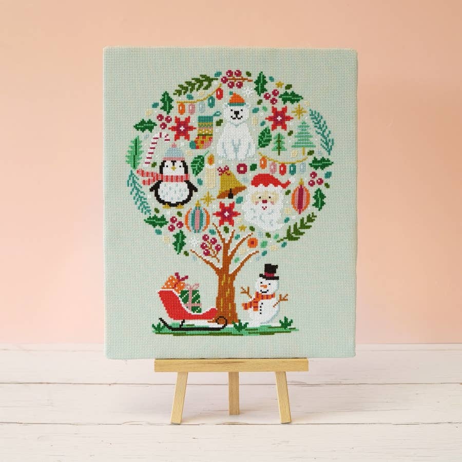 Hello Holly Cross Stitch Kit