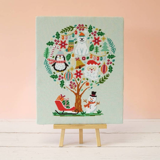 Hello Holly Cross Stitch Kit