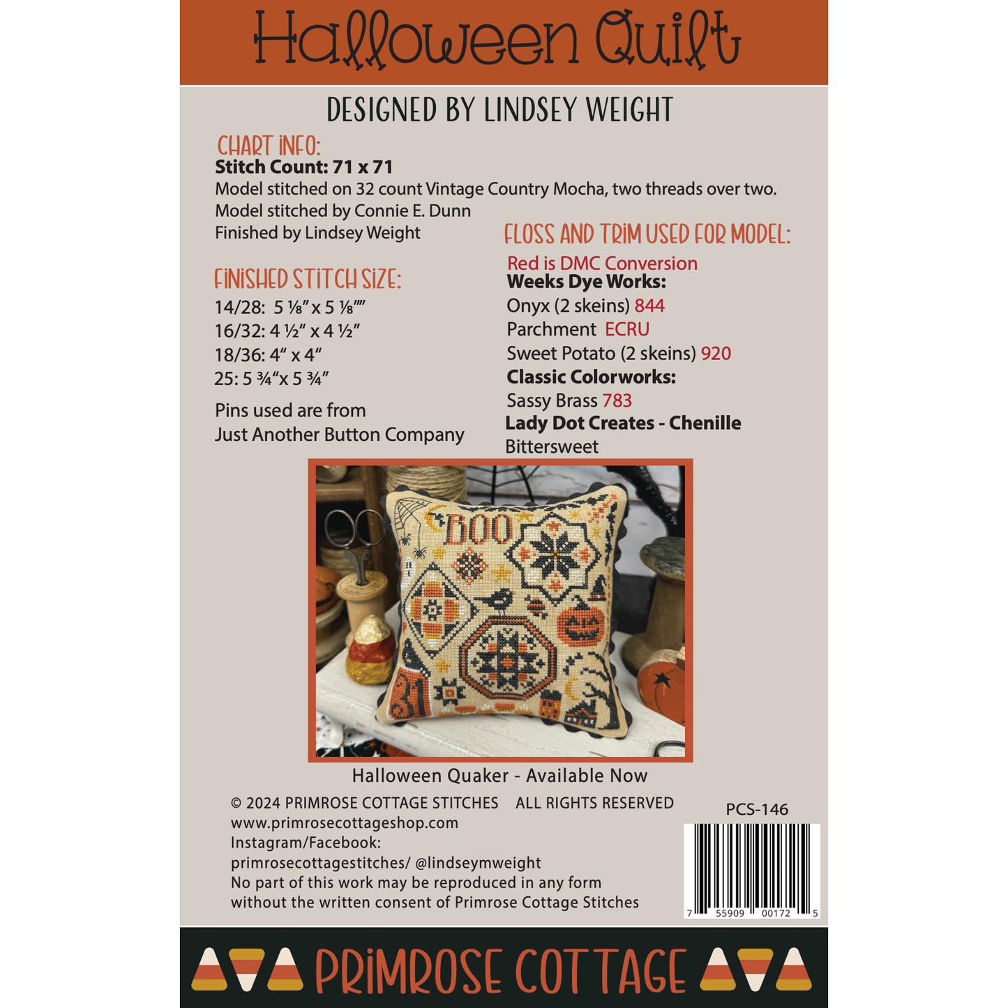 Halloween Quilt Pattern