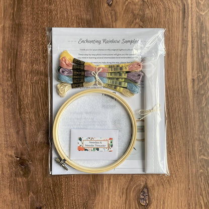Enchanting Rainbow Sampler Embroidery Kit Level 2