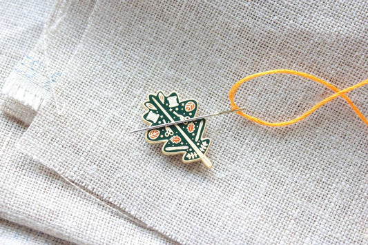 Herfstblad Naald Bewaker Needle Minder