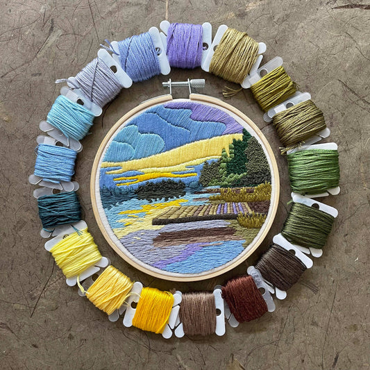 Embroidery Kit Lakeside
