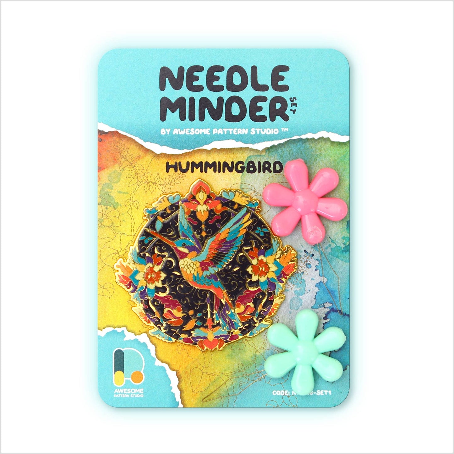 Hummingbird - Magnetic Needle Minder Set #1