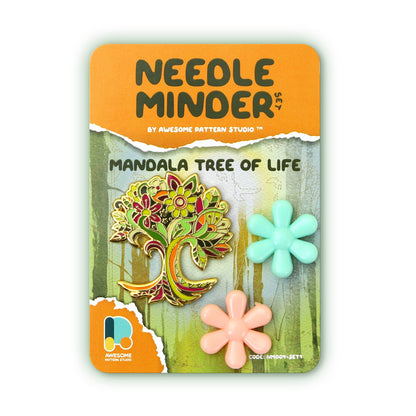 Mandala Tree of Life - Magnetic Needle Minder Set #1