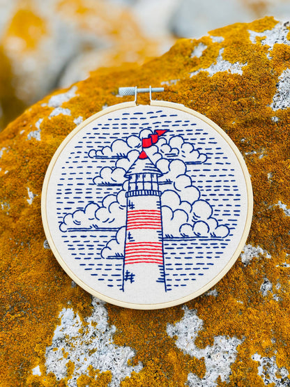 Lighthouse Embroidery Kit
