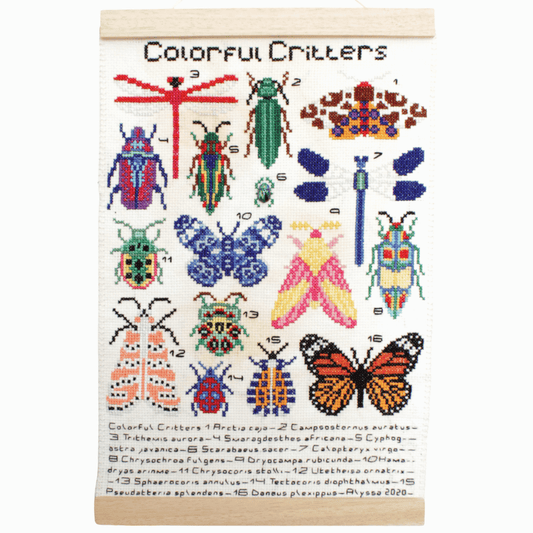 Colorful Critters Cross Stitch Kit