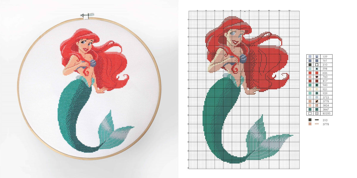 Disney Princess Cross Stitch Book