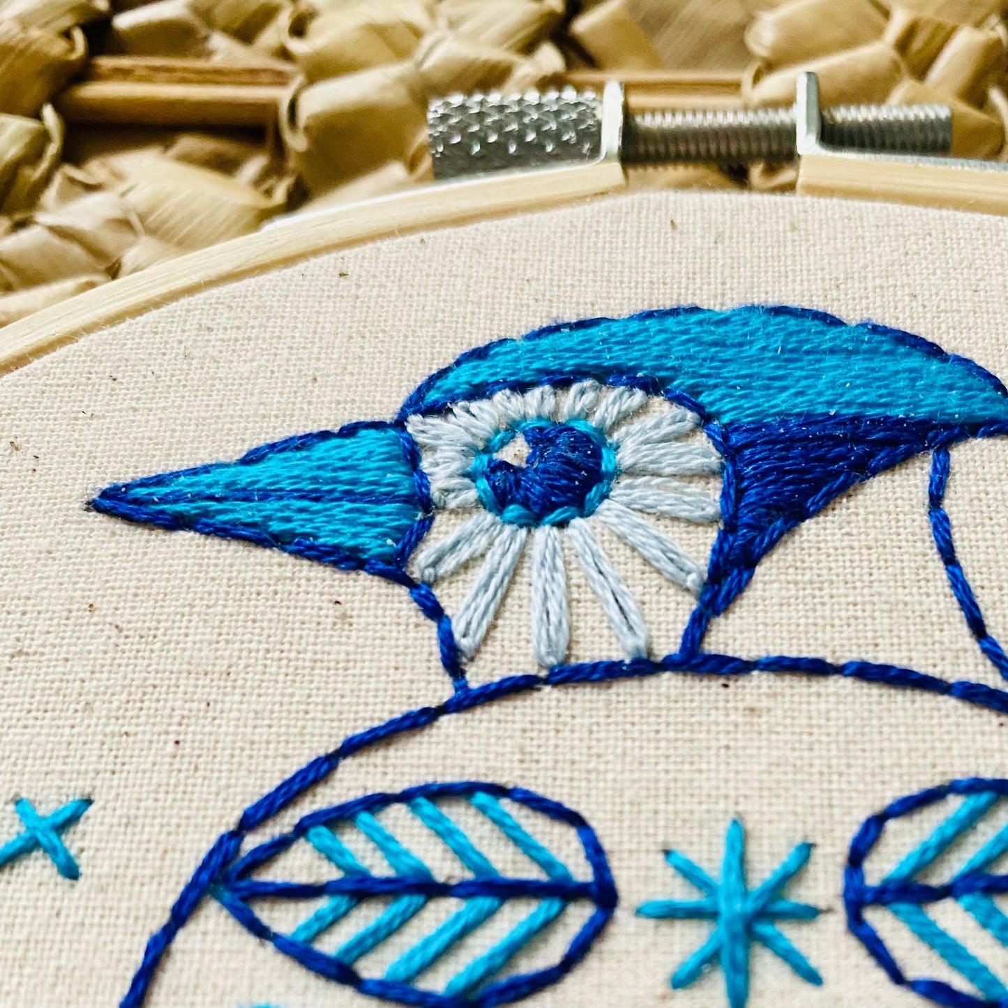 Blue Jay Embroidery Kit