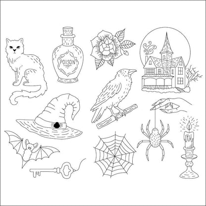 Gothic Tales Stick & Stitch Embroidery Pack