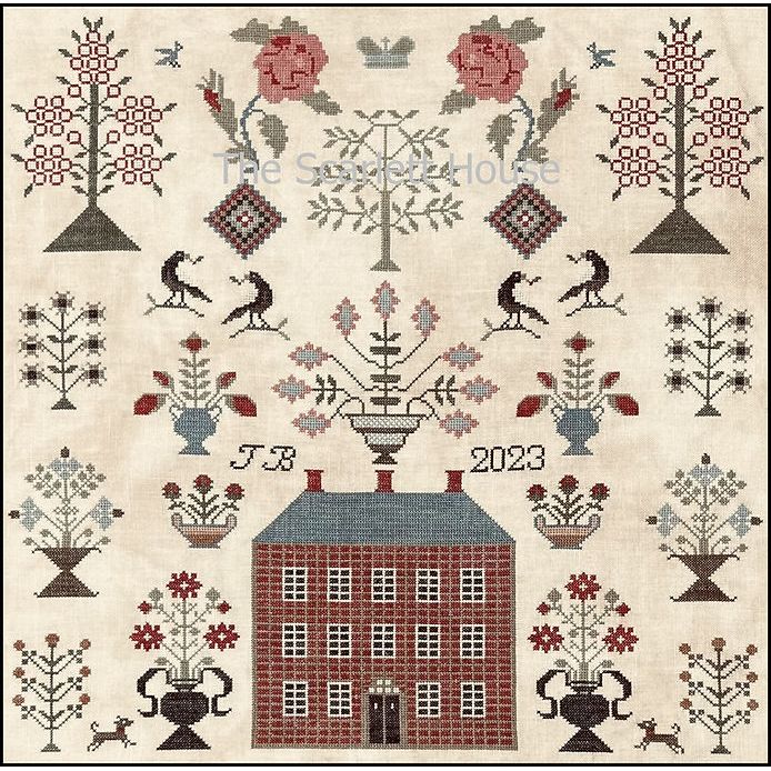 Red Manor Sampler Pattern