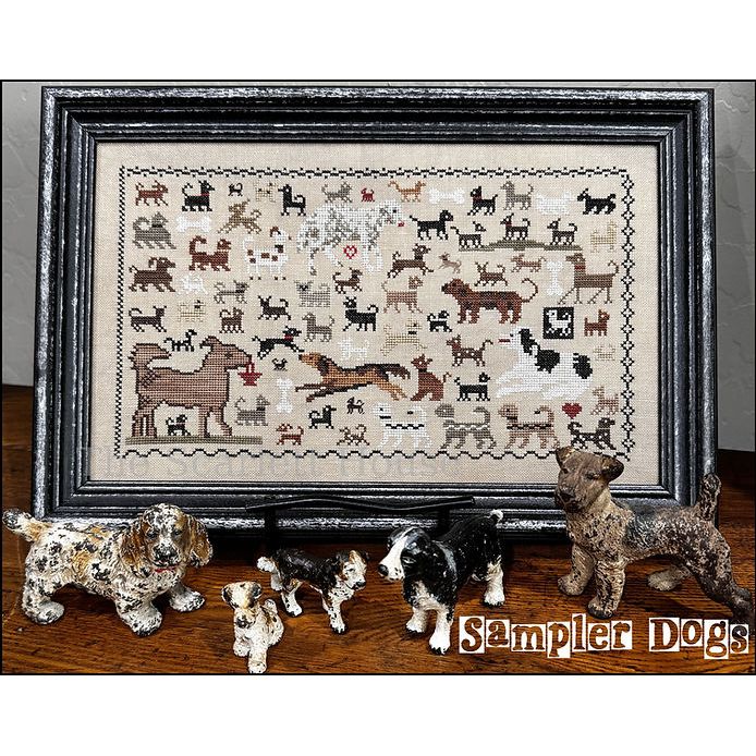 Sampler Dogs Pattern