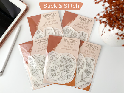 Stitch and Stitch Florals Embroidery Patterns