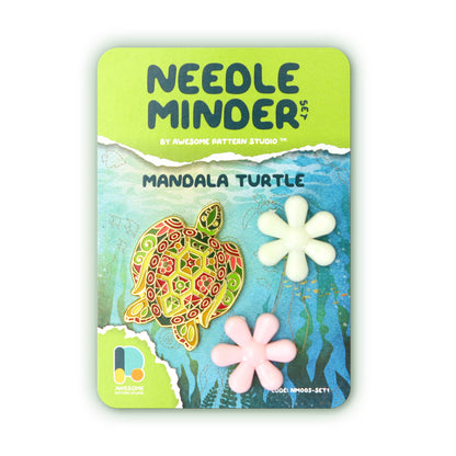 Mandala Turtle - Magnetic Needle Minder Set #1