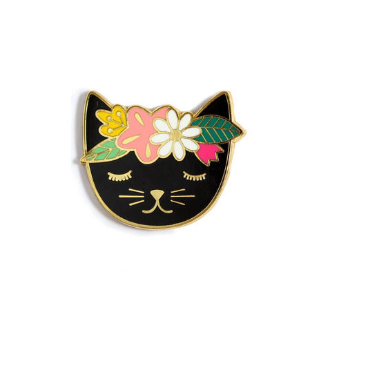Floral Cat Magnetic Needle Minder