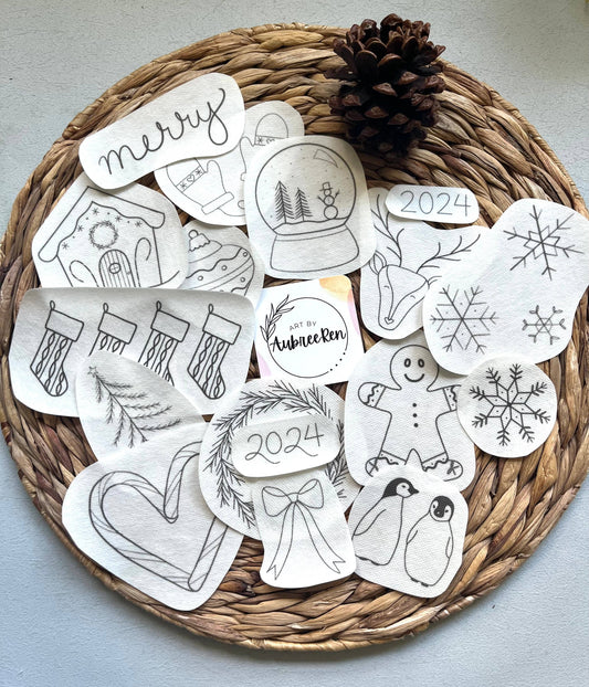 Stick and Stitch Embroidery Peel and Stick Holiday Mega