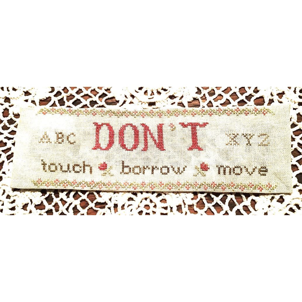 Don't Touch Scissor Spool Pattern