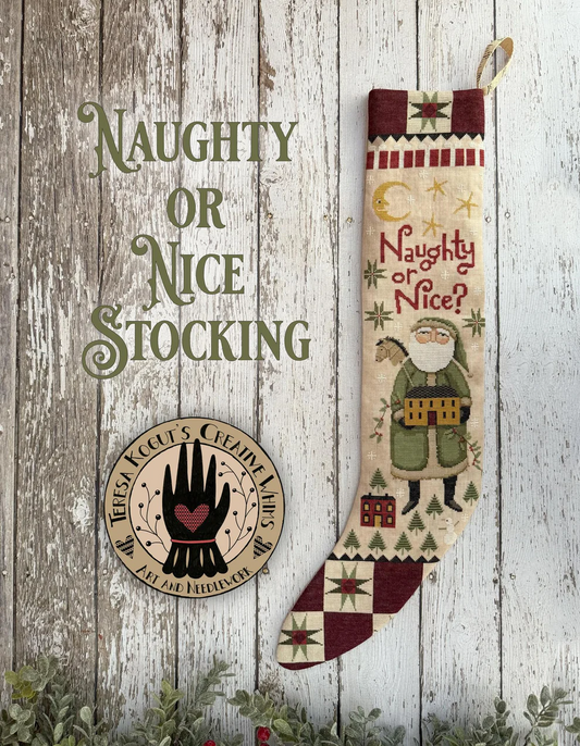 Naughty or Nice Stocking Pattern