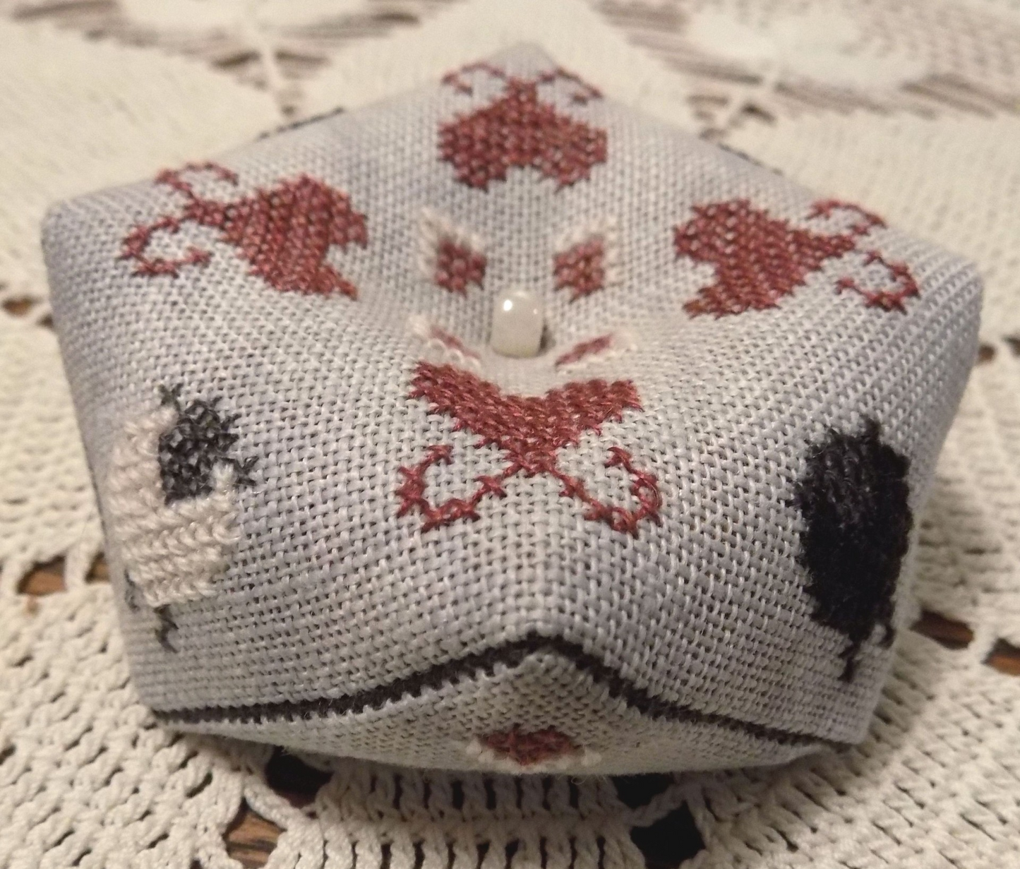 Baa Baa Biscornu Pattern