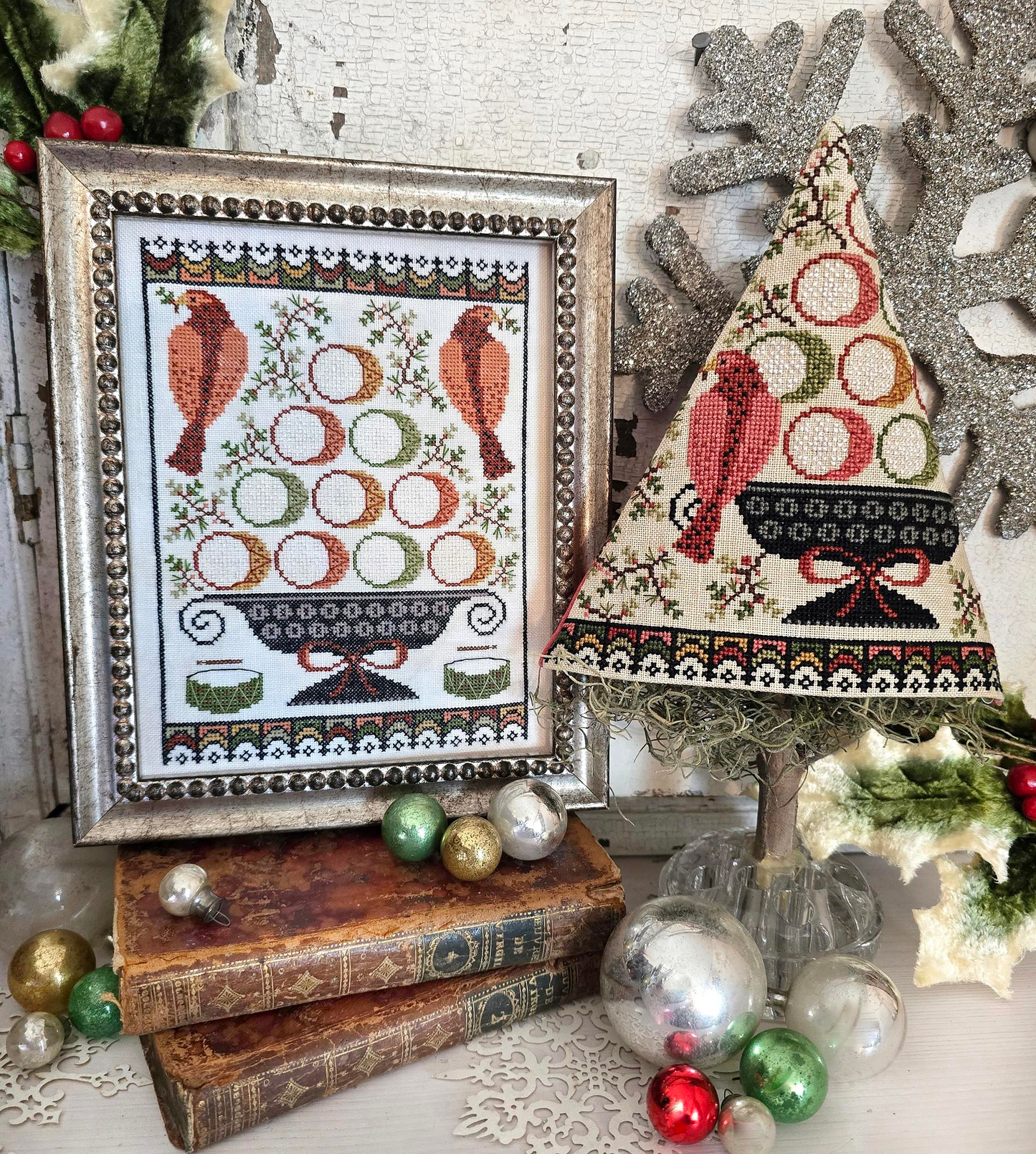 Twelfth Day of Christmas Sampler and Tree Pattern