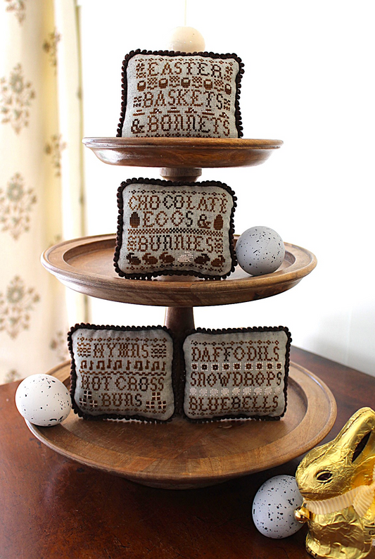 Easter Baskets and Bonnets Pattern