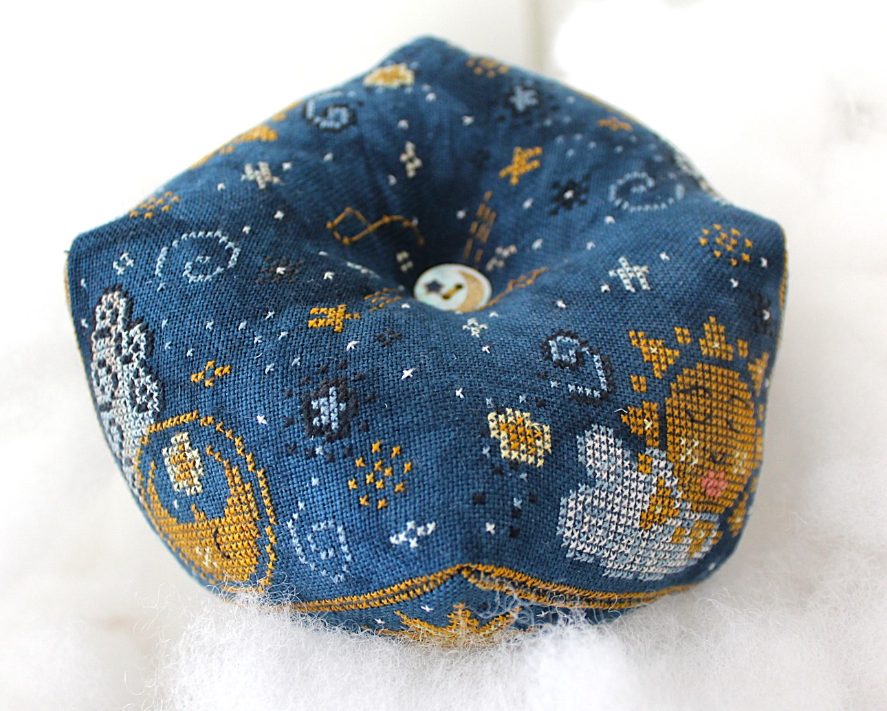 Starry Starry Night Biscornu Pattern