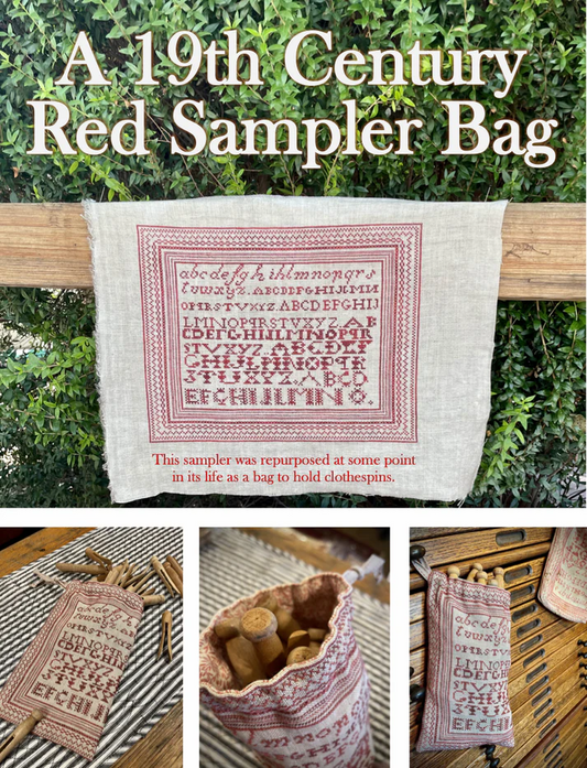 Red Sampler Bag Pattern