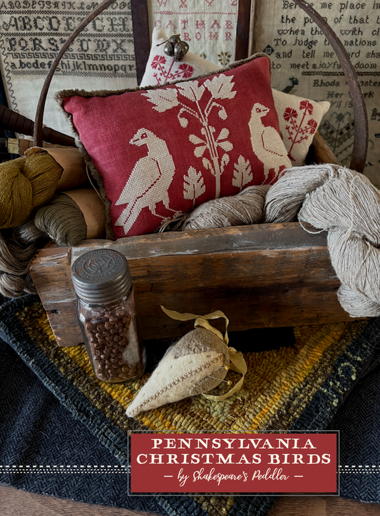 Pennsylvania Christmas Birds Pattern