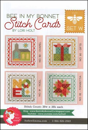 Stitch Cards Set W Pattern