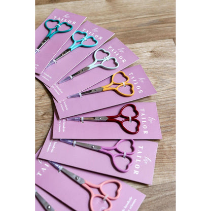 Heart Embroidery Thunderstorm Scissors