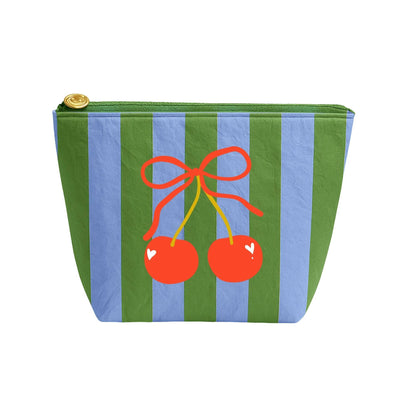 Cherries Tyvek Zip Notions Bag