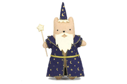 Wizard Cat Felt Doll Kit