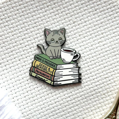 Cats, Coffee and Jane Austen Needle Minder