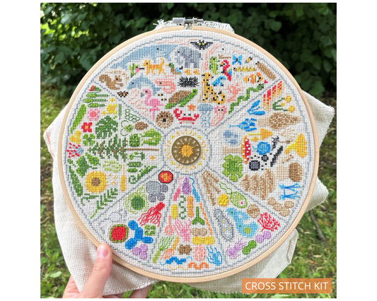 Koninkrijken van het Leven Kruissteekpakket Cross Stitch Kit