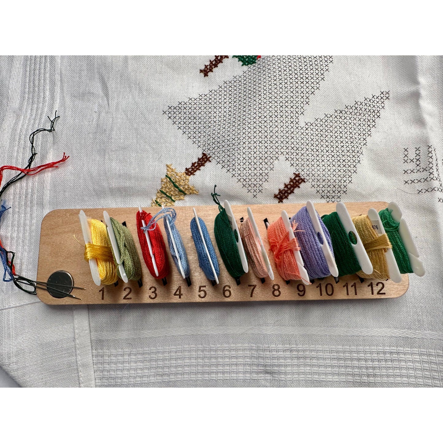Embroidery Bobbin Organizer