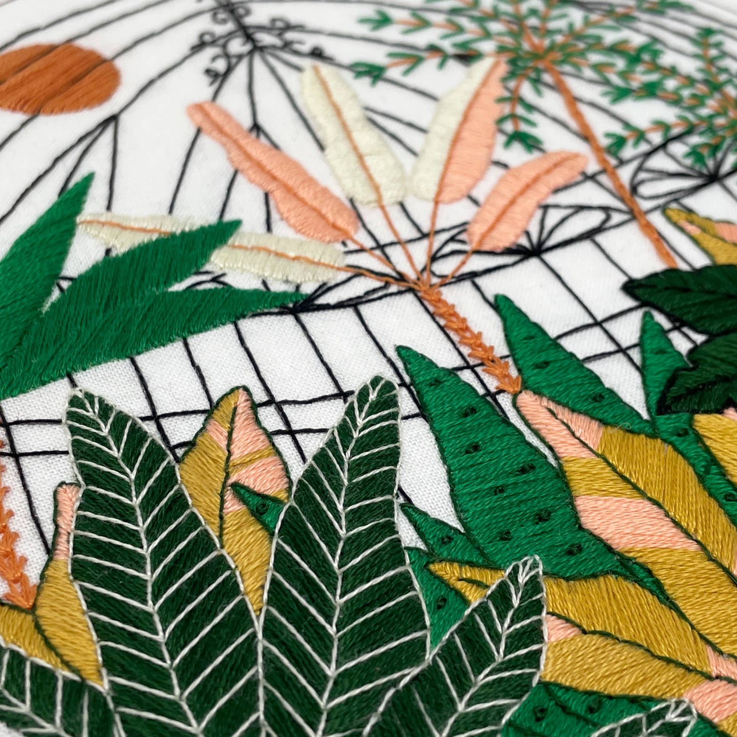 Botanical Greenhouse Garden Embroidery Kit
