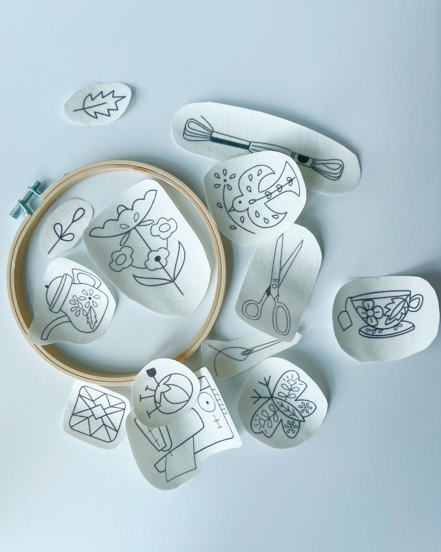 Sew Circle Stick and Stitch Embroidery Patterns