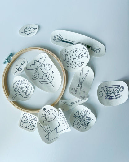 Sew Circle Stick and Stitch Embroidery Patterns