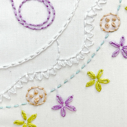 Scissors and Floss Embroidery Kit