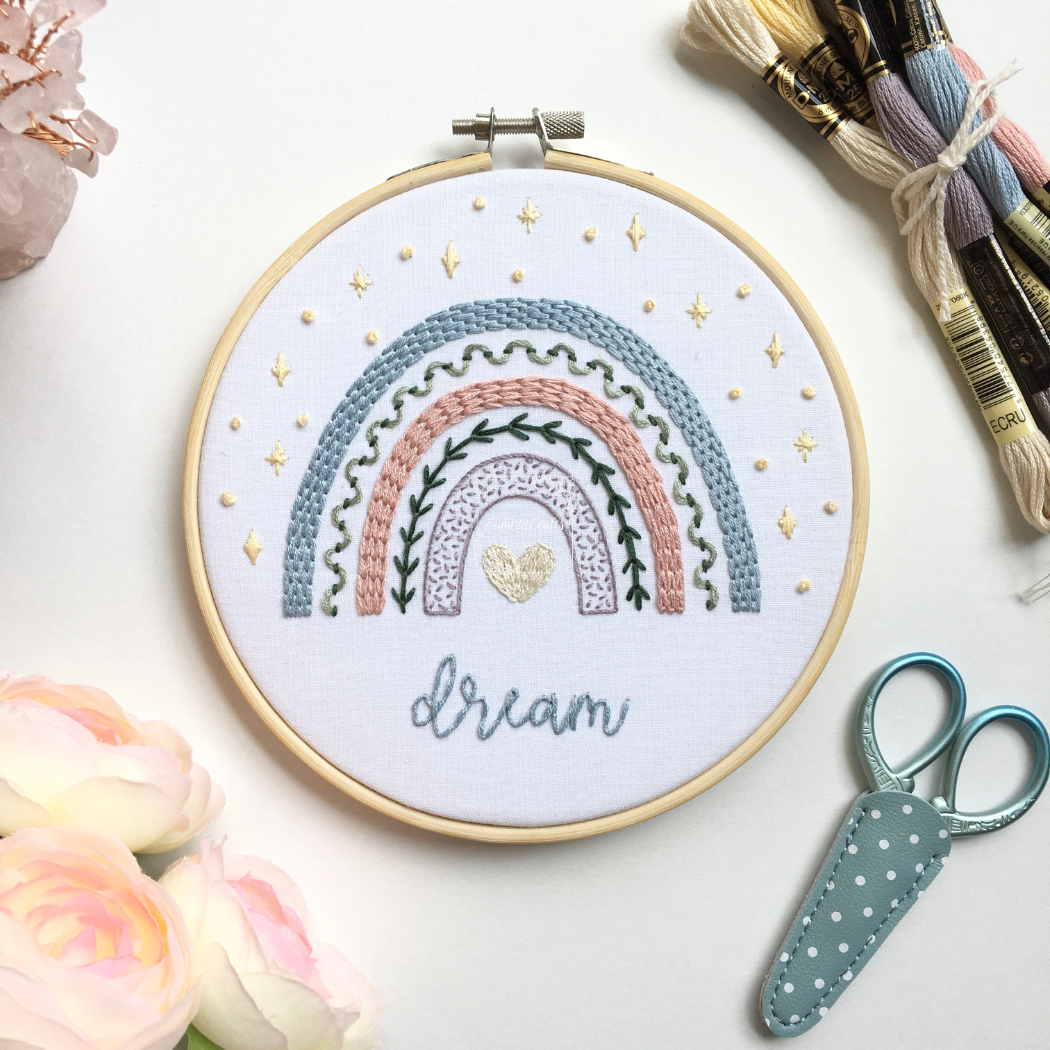 Enchanting Rainbow Sampler Embroidery Kit Level 2